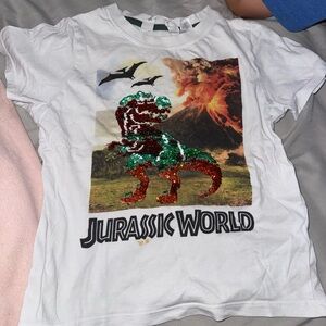 H&M White Jurassic World Kids Shirt